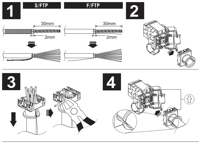 Simply45-S45-3750-10G-Rated-180-Degree-Shielded-Keystone-Jack-fig-1