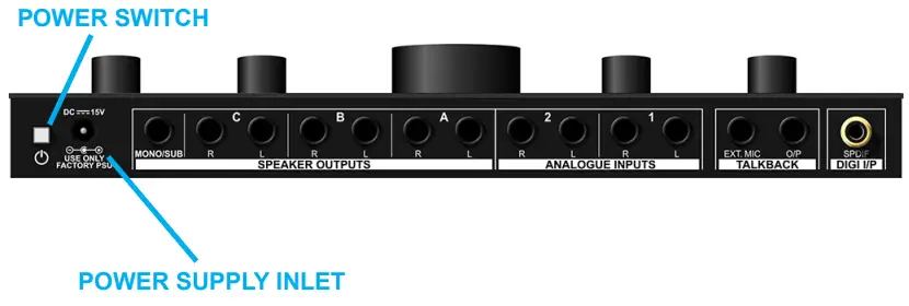 DRAWMER CMC3 Monitor Controller - POWER SWITCH