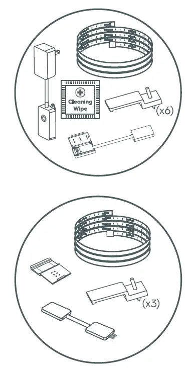 Cync 93130383 Full Color Direct Connect Light Strip and Extension 1