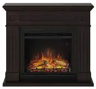 TAGU Larsen Fireplace Suite - Espresso Wenge