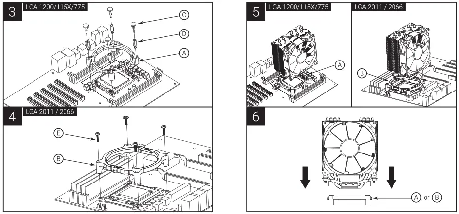 AeroCool Verkho Series 4 Lite LED CPU Air Cooler - Fig2
