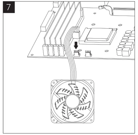 AeroCool Verkho Series 4 Lite LED CPU Air Cooler - Fig3