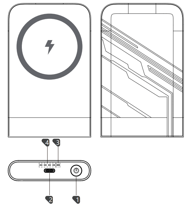 anko 43243426 Wireless Portable Charger
