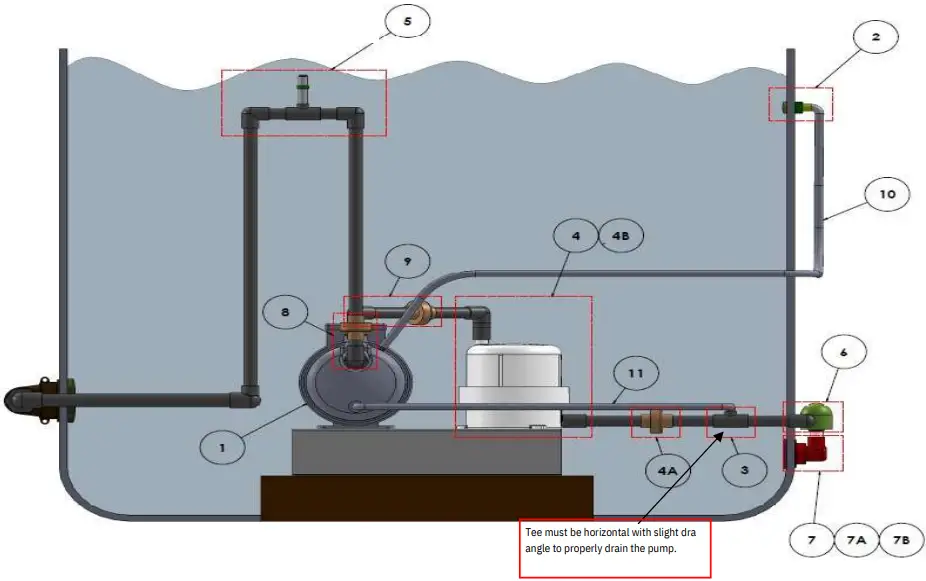 NuWhirl INFUSION Micro Bubble Therapy Walk In Tub System - BILL OF MATERIALS