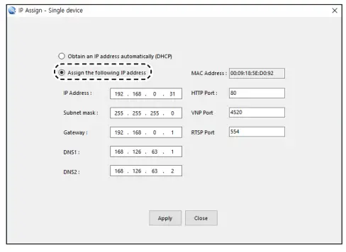 WISeNeT TNU-6322E Network Camera - Fig 34