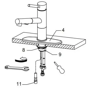 FIG 9 Secure mounting hardware