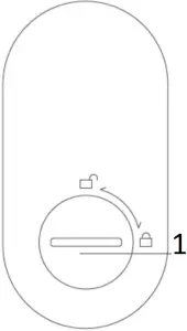 FORTIS FSWKPADT2PA Remote Control Rear