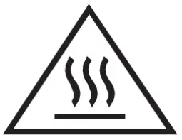 Hot surface icon