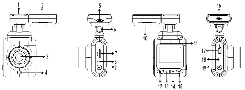 TELLUR Dash Patrol DC1 &DC2 FullHD Dash Cam -FIGURE