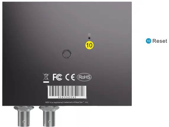 KILOVIEW 12G-SDI NDI Bi-Directional Converter-- Directional reast