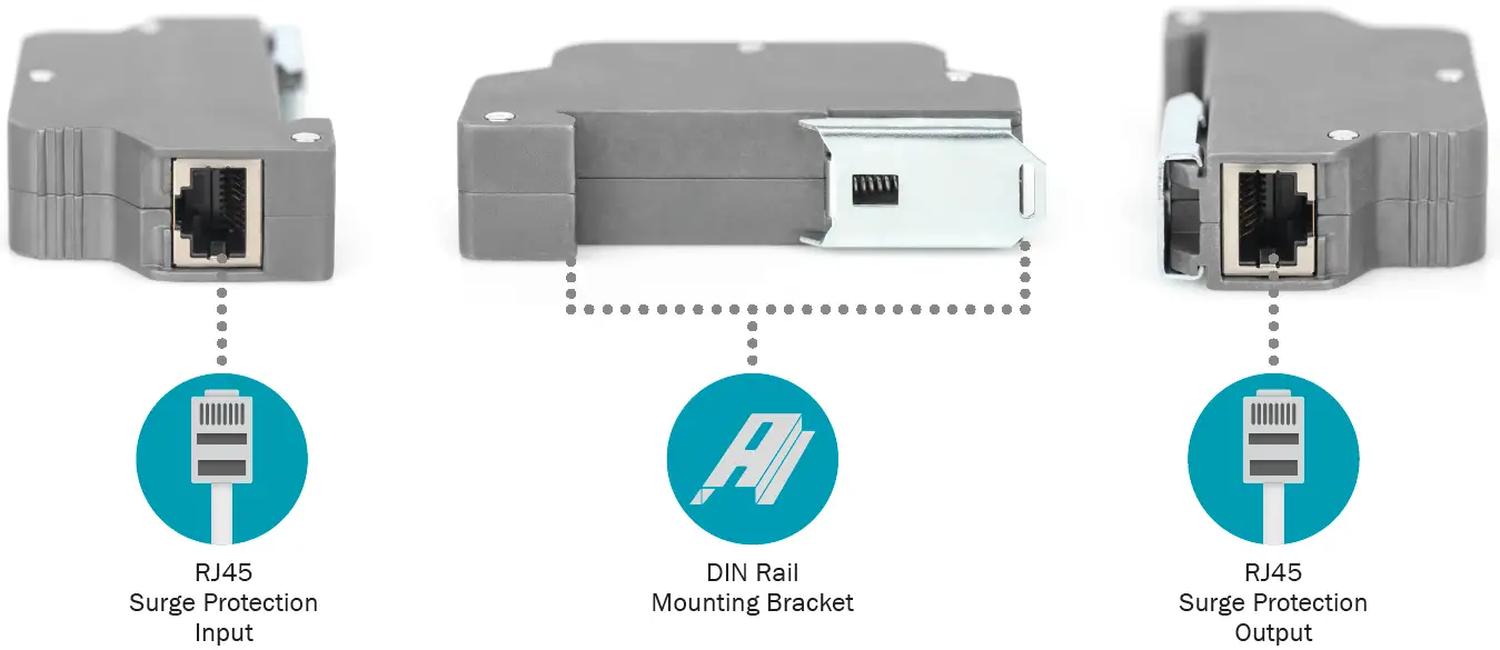 DIGITUS POE Surge Protector RJ45 product profile