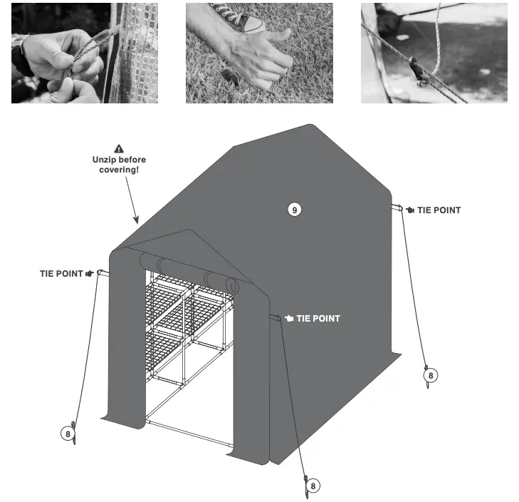 Fasten Down the Greenhouse