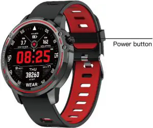 OEM L8 Smart Watch Men IP68 Waterproof SmartWatch - power batton