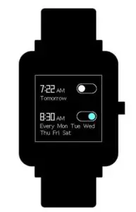 Amazfit Bip Whatch Alarm