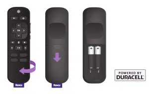 Roku C3VWCG9YDC1B 4K Streaming Stick -Back of TV