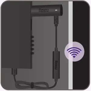 Roku C3VWCG9YDC1B 4K Streaming Stick - Back ofTips for better