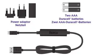 Roku C3VWCG9YDC1B 4K Streaming Stick - What’s includedd