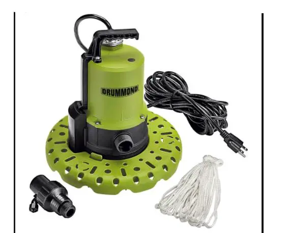 Drummond 1/3/1/6 Hp Submersible Utility Pump Owner's Manual