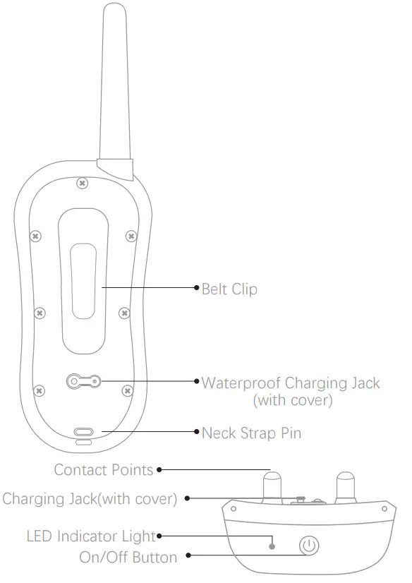 Dongguan City Jiaai Electronic Technology T680 Remote Dog Training Collar - Power 2