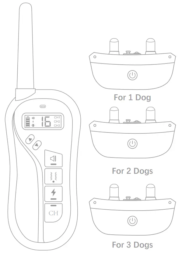 Dongguan City Jiaai Electronic Technology T680 Remote Dog Training Collar