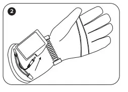 HELIOWEAR HOW1000 Heated Gloves - charging