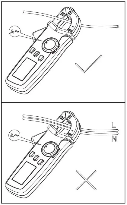 UNI-T UT210A-B Mini Clamp Meters FIG5