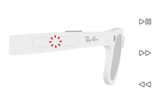 Luxottica Group 4002 Ray-Ban Stories Wayfarer-4