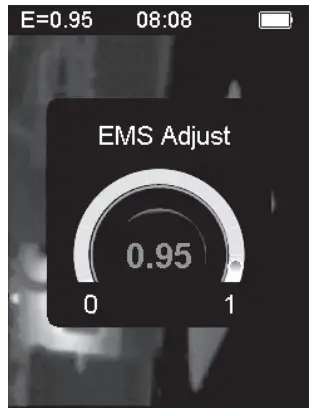VOLTCRAFT 2362843 9Hz Thermal Imaging Camera - adjustment