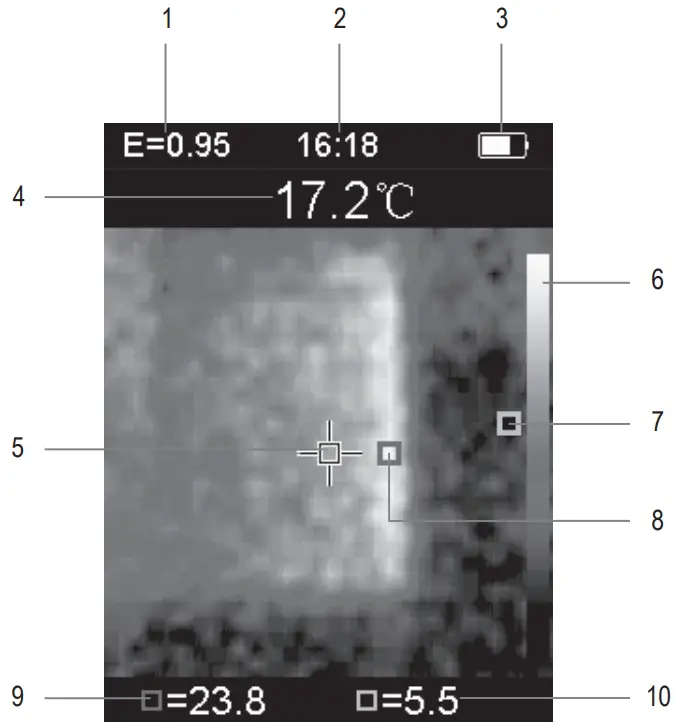 VOLTCRAFT 2362843 9Hz Thermal Imaging Camera - fig1