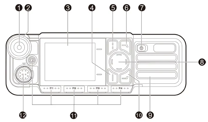 Hytera HM78X Digital Mobile Radio fig 1