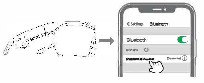 SOUNDPEATS DD021 Frame S Bluetooth Glasses fig 2