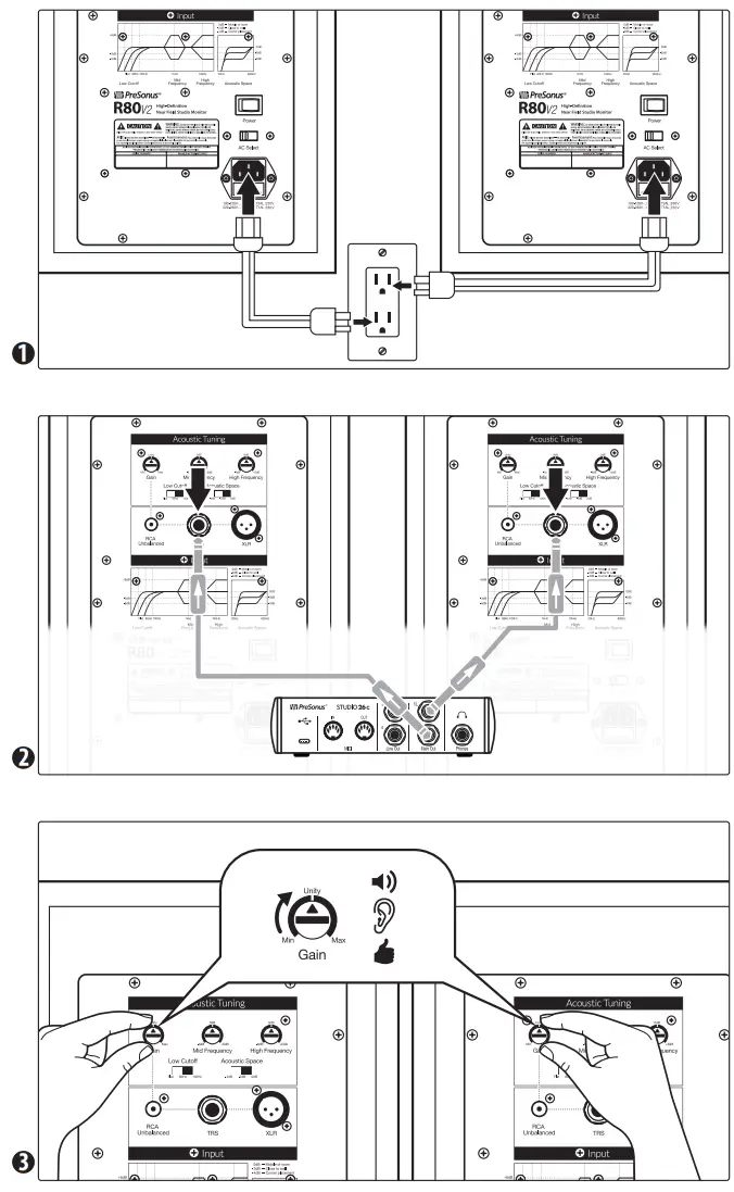 PreSonus R Series R65 V2 Active AMT Studio Monitors-fig2
