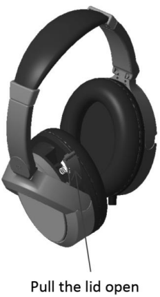 maxel MAX190400 Noise Cancellation Headphone - Lid