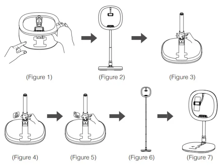 STREAMING STUDIO 372520 2In1 LED Ring Light - INSTRUCTIONS FOR USE