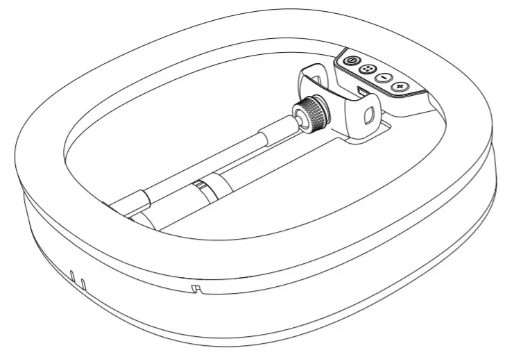 STREAMING STUDIO 372520 2In1 LED Ring Light