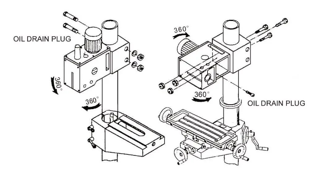 ITM TGMD400A-3 Geared Head Drill Mill Machine Automatic - fig 1