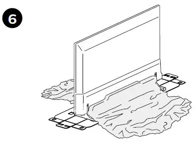 SANUS F80b Kit Bracket Mount Wall-12