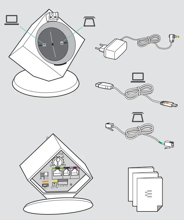 SENNHEISER SCDB9 Impact DW Series Basestation fig 1