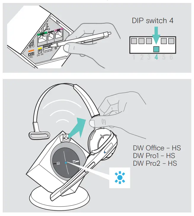 SENNHEISER SCDB9 Impact DW Series Basestation fig 6