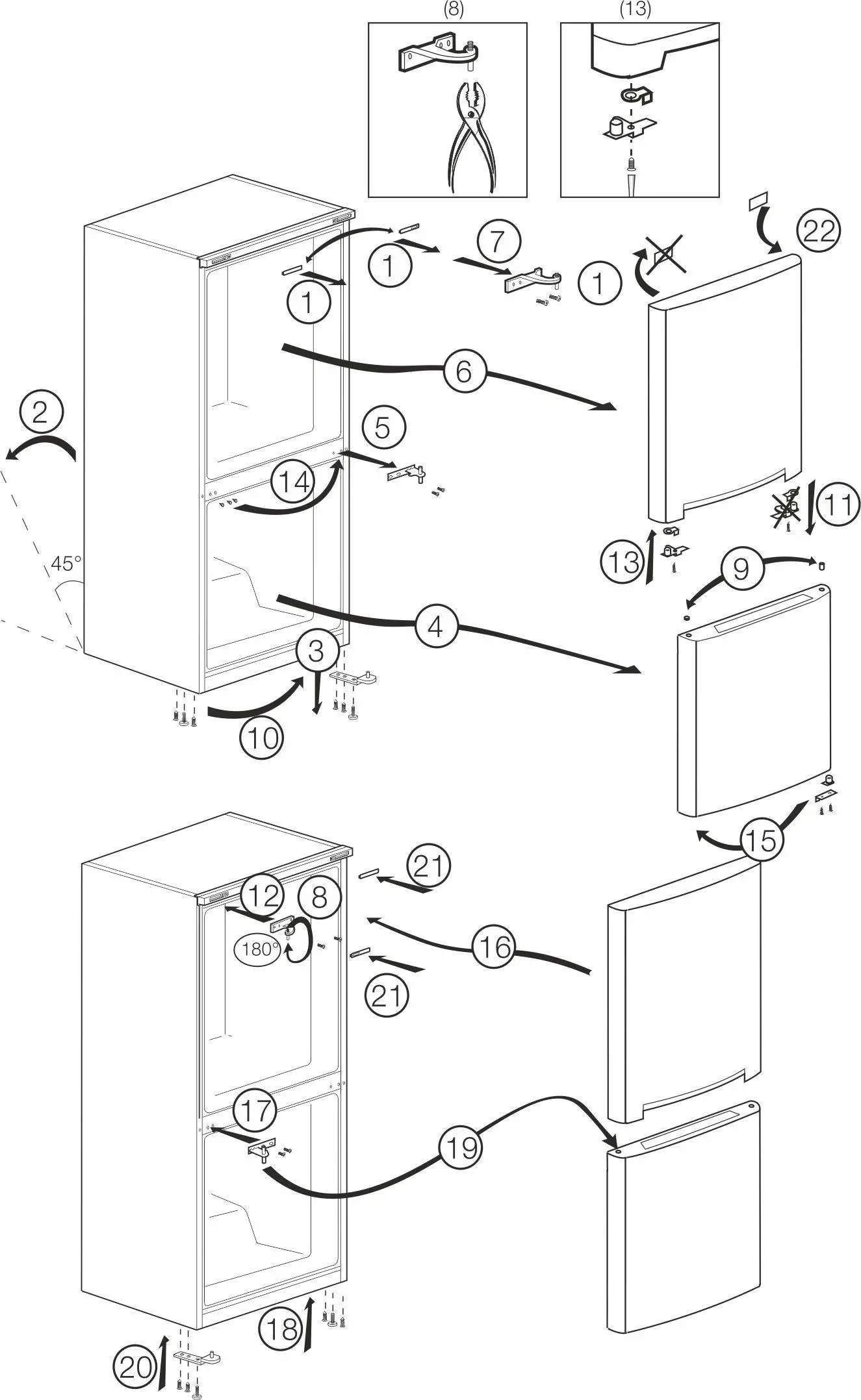 beko RCSA340K30WN Refrigerator fig7