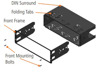 GME TX2720 Din Size 4 Watt 27 MHz AM CB Radio with Rugged Professional Mic-fig9