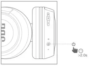 Turn on the headphone