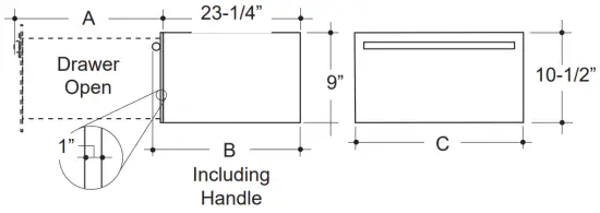 PRODUCT DIMENSIONS AND CLEARANCES