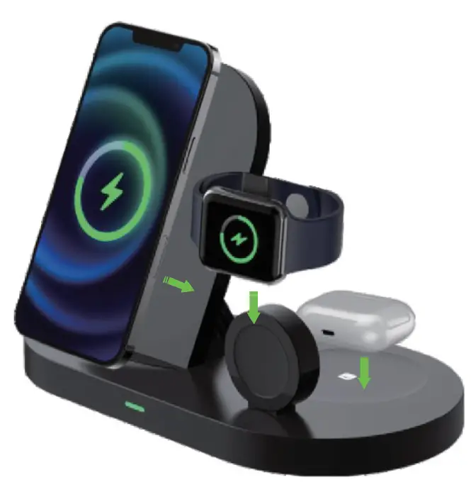Shen Zhen Gtl Technology G601 3 In 1 Fast Wireless Charger - fig 1