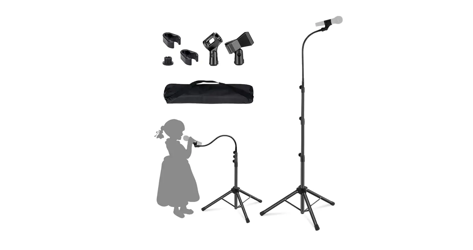 Microphone Stand Boom Mic Stand-kangziliang Mike Stand Gooseneck Microphone Stand Tripod Adjustable-complete Features/instruction Guide Microphone Stand Boom Mic Stand-kangziliang Mike Stand Gooseneck Microphone Stand Tripod Adjustable-complete Features/instruction Guide