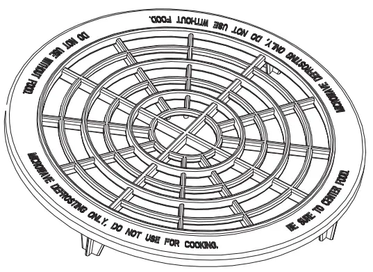 Guangdong Midea Kitchen Appliances Manufacturing TM034D4HL Microwave Oven - Defrosting Rack