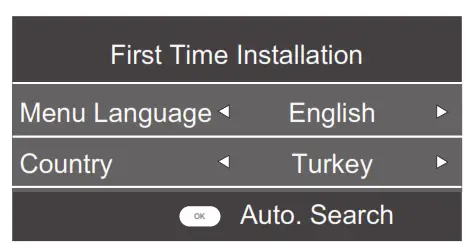 GRUNDIG GEF 5900B 43-Inch HD LED Smart TV - country