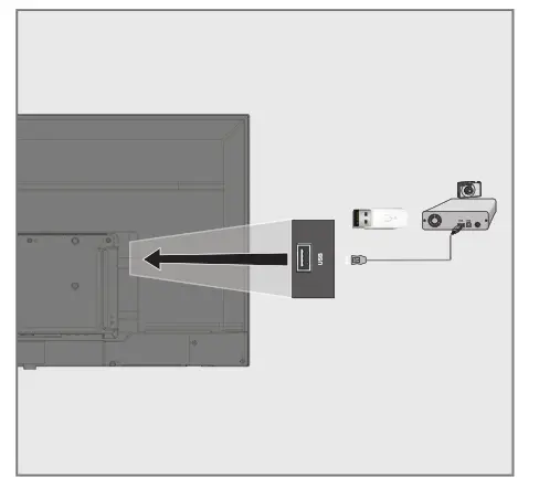 GRUNDIG GEF 5900B 43-Inch HD LED Smart TV - external data