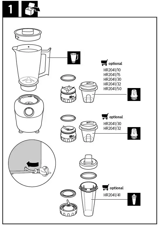 PHILIPS HR2041 Blender-fig1