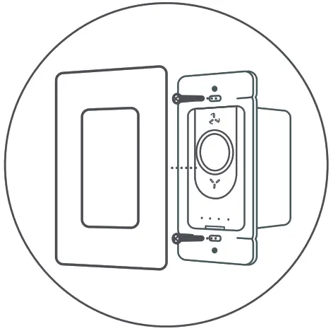 Cync Ceiling Fan Smart Switch - screwdriver